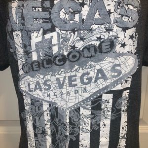 Las Vegas Long Charcoal Gray Keyhole Short Sleeves